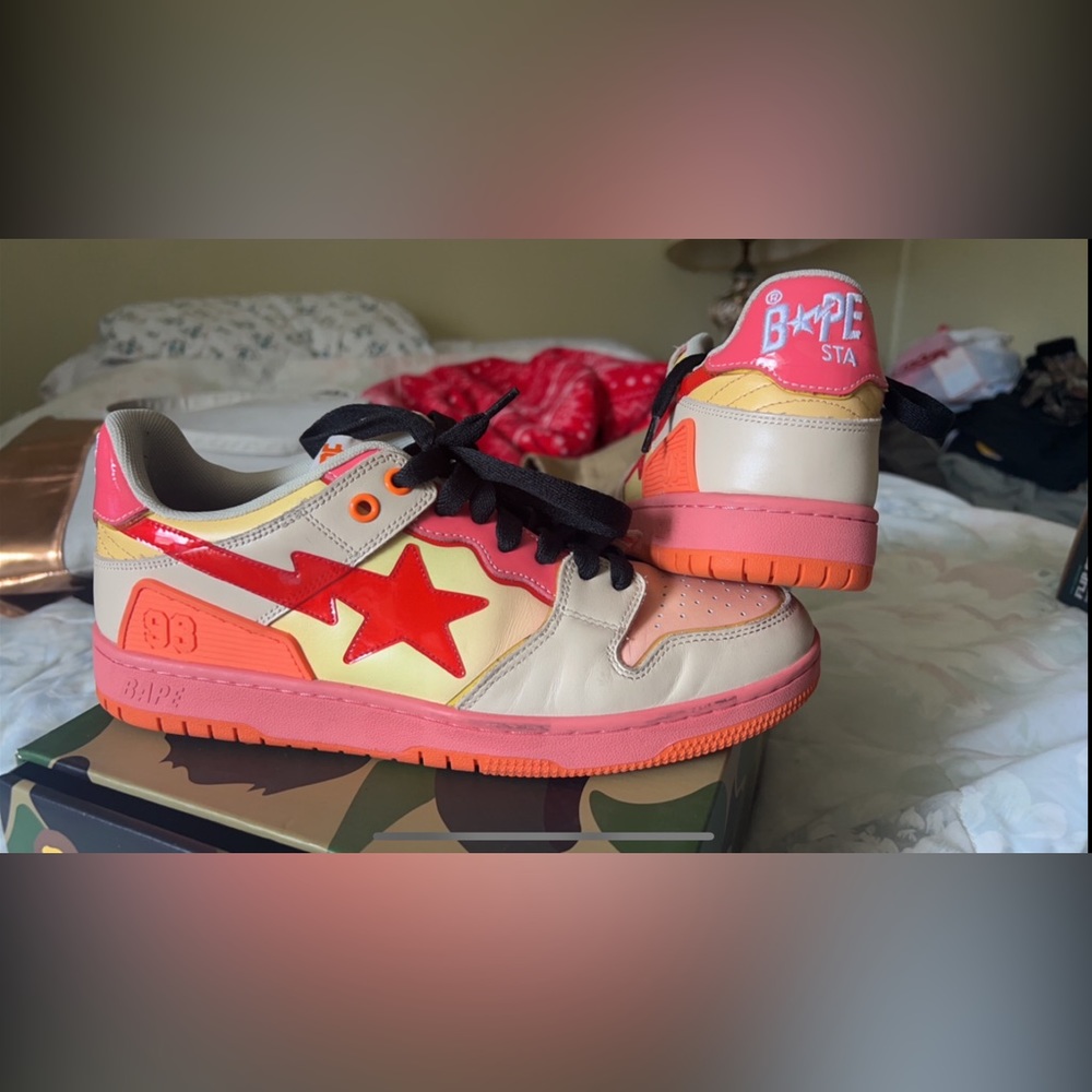 WORN TWICE AUTHETIC BAPE SHOES